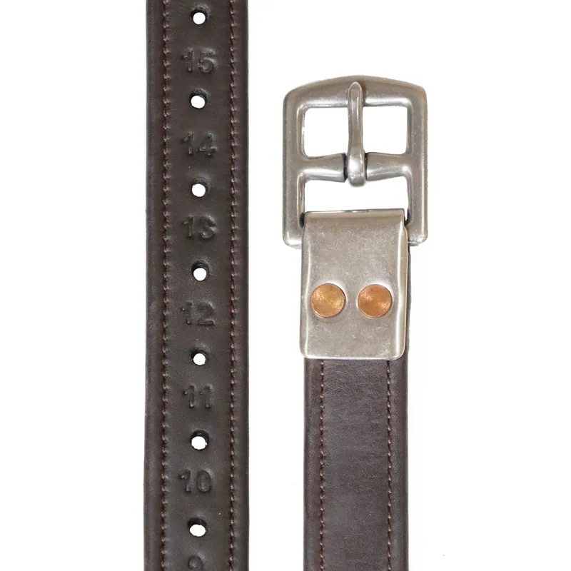 Henry James Calfskin Stirrup Leathers - Havana Brown